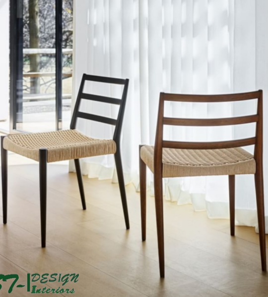 Ghế ăn Holland chair đan dây cói